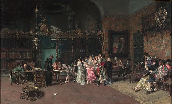 The Spanish Wedding. Artist: Fortuny, Maria (1838-1874)