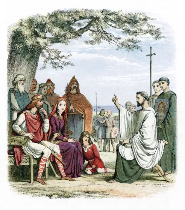 Framed Print : St Augustine of Canterbury Print Framed Print : St Augustine of Canterbury Print
