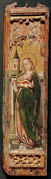 St Barbara, 16th century. Creator: Unknown