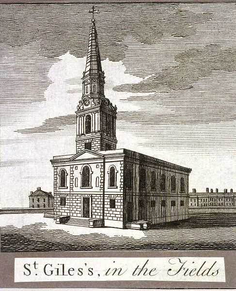 St Giles in the Fields, Holborn, London, c1750