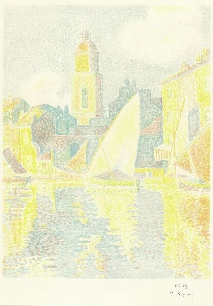 St. Tropez: The Port (Saint-Tropez: Le port), 1897 / 1898. Creator: Paul Signac