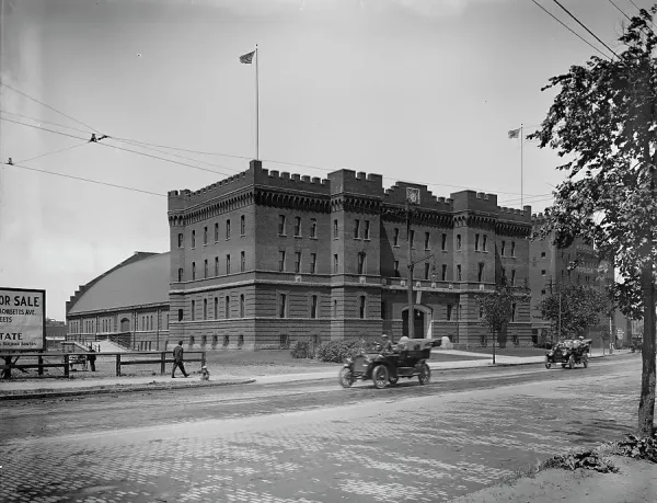 State armory, Cambridge, Mass. between 1900 and 1920
