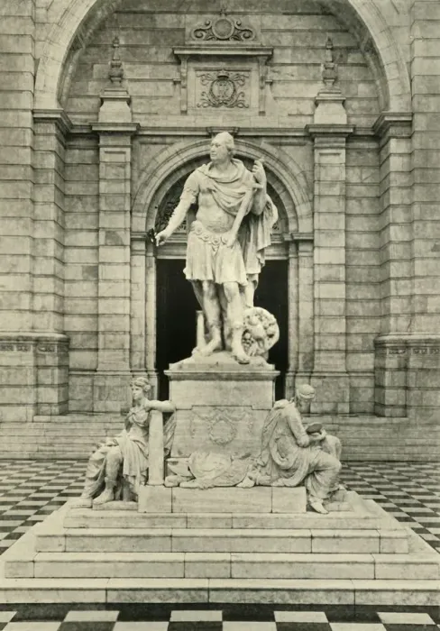 Framed Print : Statue of Lord Cornwallis Print, 1925