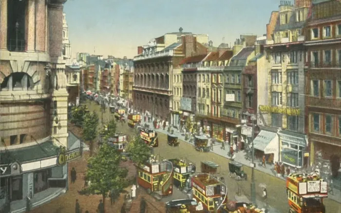 Framed Print : The Strand, London Print c1910 Framed Print : The Strand, London Print c1910