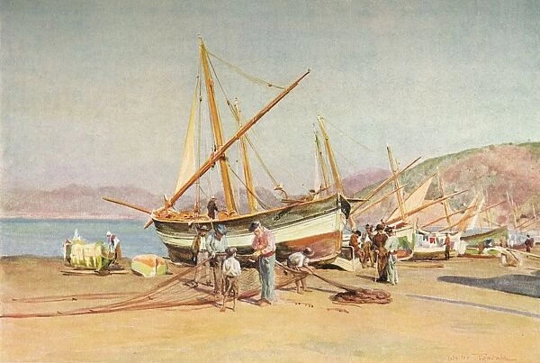 The Strand at Sestri Levante, c1910, (1912). Artist: Walter Frederick Roofe Tyndale