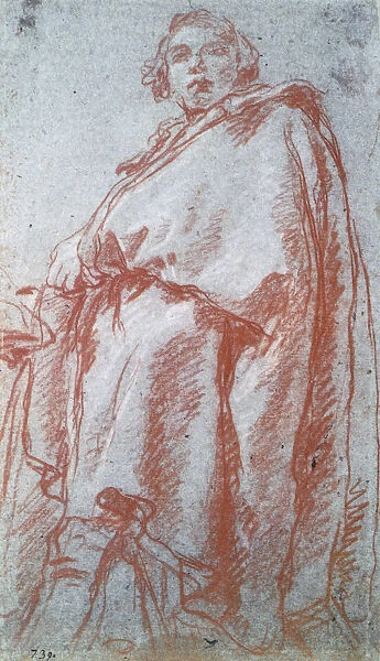 Study of a Man, 18th century. Artist: Giovanni Battista Tiepolo