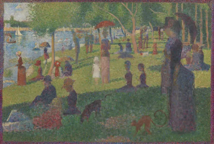 Framed Print : Study for A Sunday on La Grande Jatte, 1884 Print Framed Print : Study for A Sunday on La Grande Jatte, 1884 Print