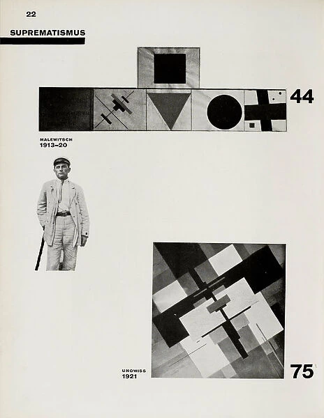 Suprematism. From: Die Kunstismen. (The Isms of Art) by El Lissitzky und Hans Arp, 1925