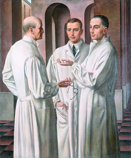 The Surgeons, 1926. Creator: Oppi, Ubaldo (1889-1942)