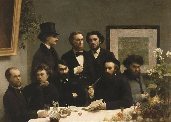 By the Table, 1872. Artist: Fantin-Latour, Henri (1836-1904)