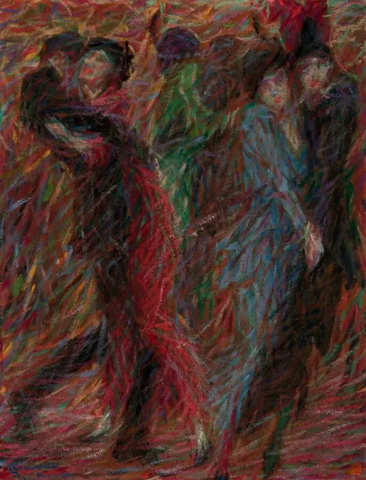 Framed Print : Print of Tango, 1914 by Giuseppe Cominetti