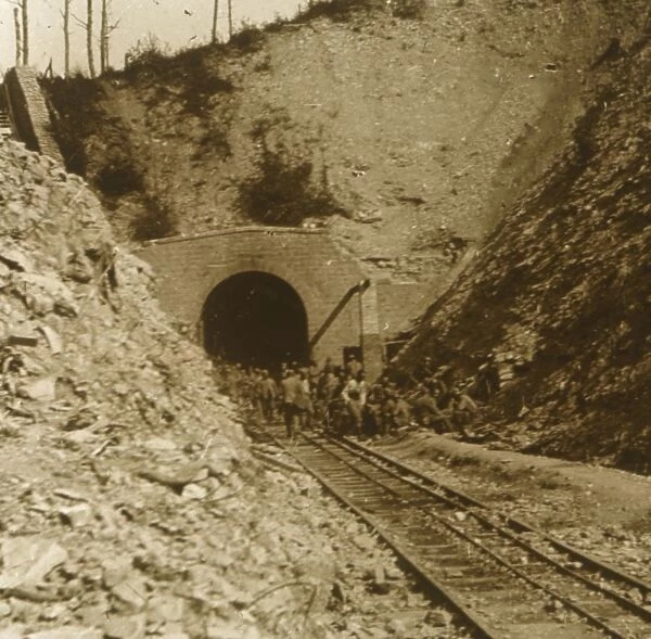 Tavannes Tunnel, Verdun, northern France, c1914-c1918