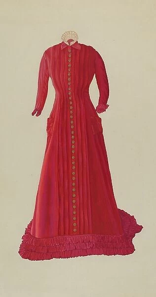 Tea Gown, c. 1937. Creator: Joseph L. Boyd