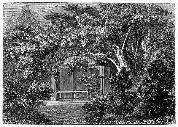 Thomson the Poets Alcove, Richmond, Surrey, 1840