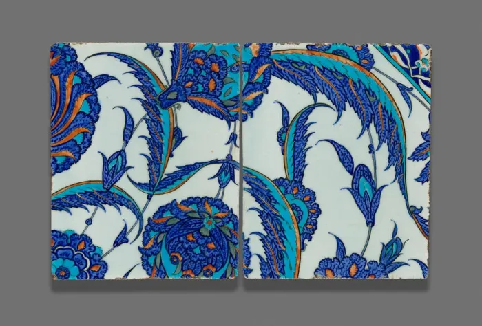Framed Print : Ottoman Floral Pattern Print, c. 1560 Framed Print : Ottoman Floral Pattern Print, c. 1560