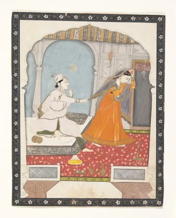 Framed Print : The Timid Bride, ca. 1800 Print Framed Print : The Timid Bride, ca. 1800 Print