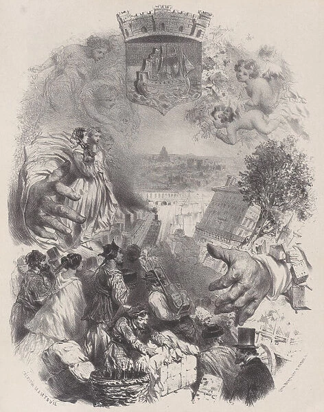 Title Page for Les Artistes Anciens & Modernes, Vol. IX, ca. 1848-62