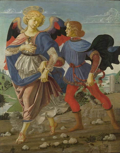 Tobias and the Angel, ca 1470-1475. Creator: Verrocchio, Andrea del (1437-1488)