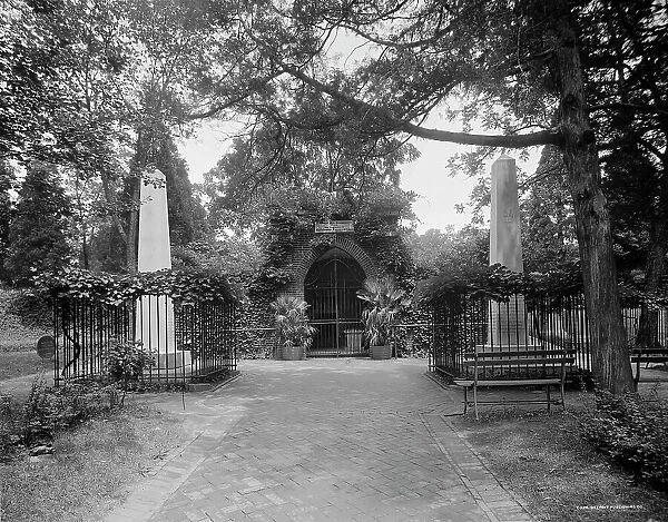 Tomb of Washington at Mt. Vernon, c.between 1910 and 1920. Creator: Unknown
