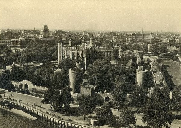 Tower of London. General View from the South, c1920. Creator: Unknown
