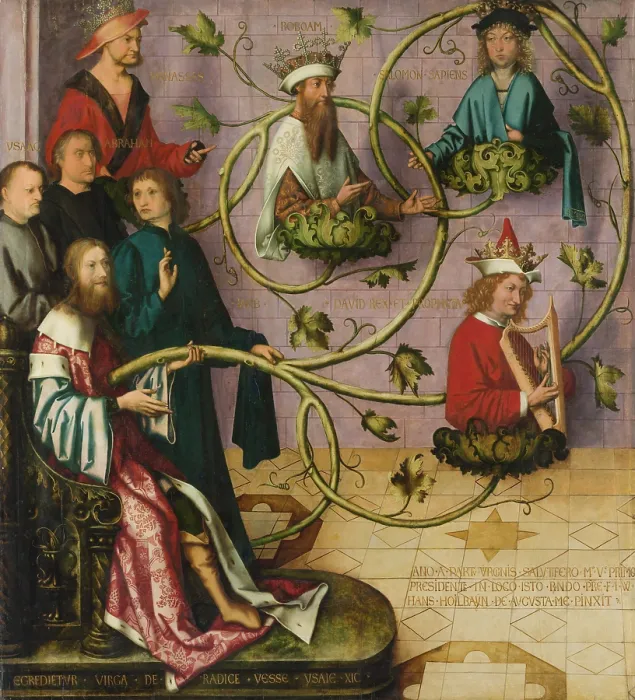Framed Print : Tree of Jesse Print, 1501 by Hans Holbein the Elder Framed Print : Tree of Jesse Print, 1501 by Hans Holbein the Elder