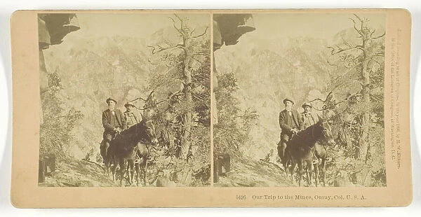 Our Trip to the Mines, Ouray, Col, U. S. A. 1890. Creator: BW Kilburn