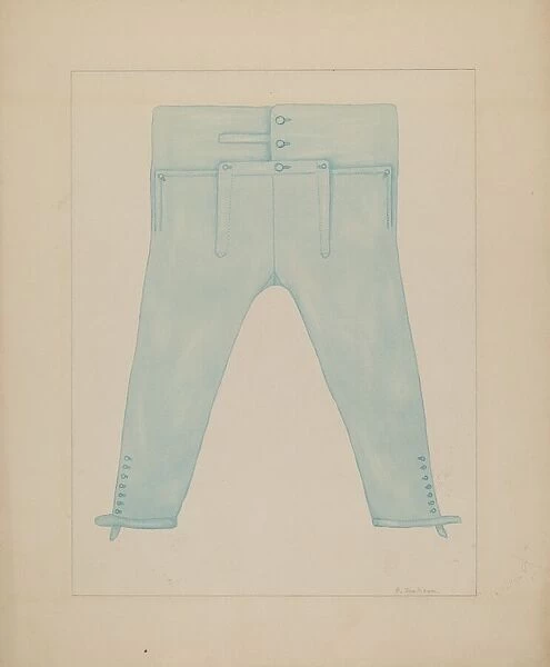 Trousers, c. 1941. Creator: Frederick Jackson