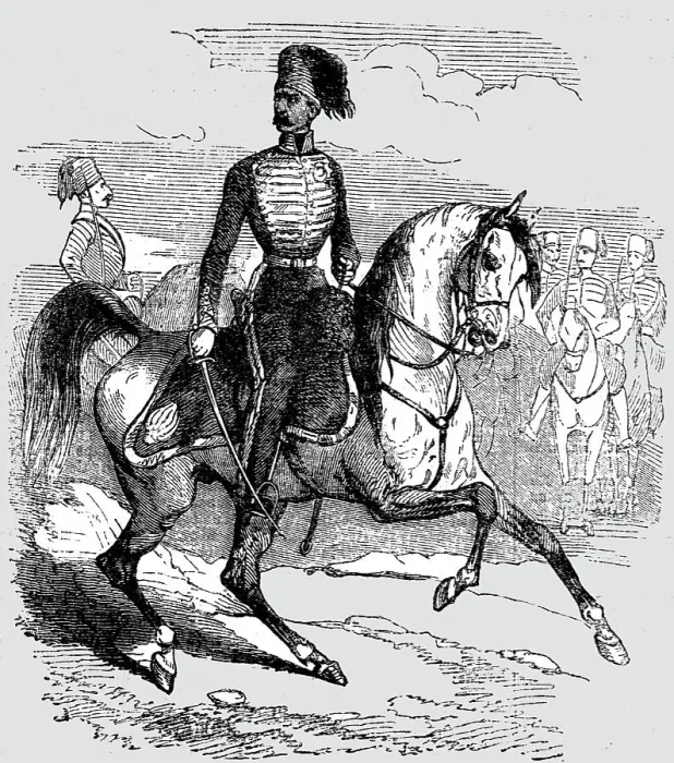 Framed Print : Turkish Cavalry Print, 1854 Lithograph Framed Print : Turkish Cavalry Print, 1854 Lithograph