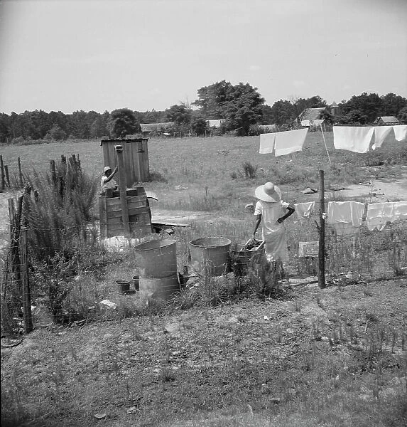 Turpentine worker's camp, Georgia, 1937. Creator: Dorothea Lange