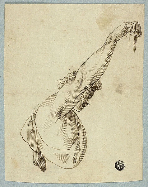 Upper Torso with Upstretched Arms, n. d. Creator: Unknown