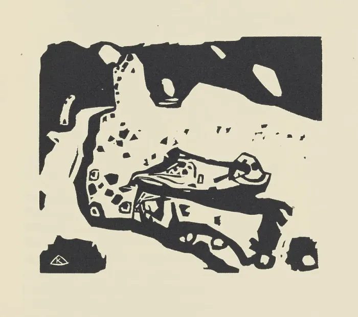 Framed Print : Print of Variation after Improvisation 21, from Klänge (Sounds), 1913 Framed Print : Print of Variation after Improvisation 21, from Klänge (Sounds), 1913