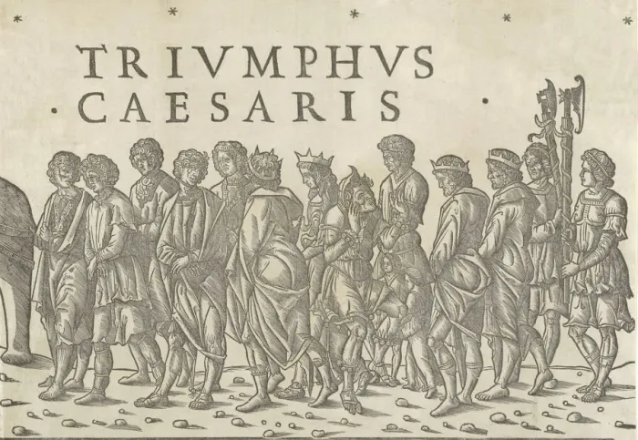 Framed Print : Various figures in procession, Print