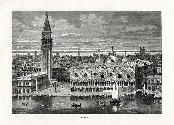 Venice, Italy, 1879. Artist: Charles Barbant