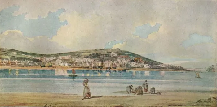 Framed Print : View of Appledore, North Devon print from Instow Sands Framed Print : View of Appledore, North Devon print from Instow Sands