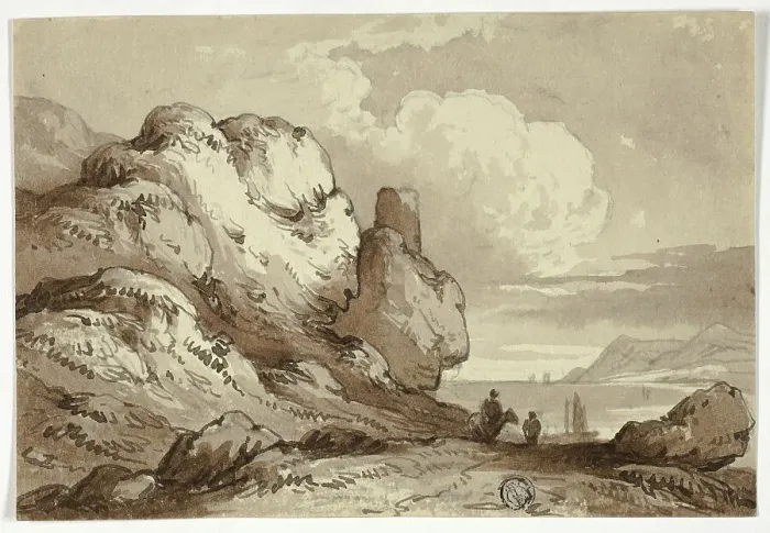Framed Print : View of Lake Print