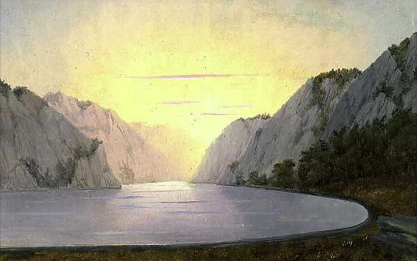View of Lake Teletskoye. Altai, 1850-1899. Creator: Pavel Mikhailovich Kosharov
