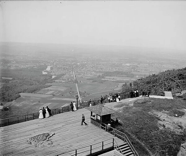 View from Mt. Tom, Holyoke, Mass. c1908. Creator: Unknown