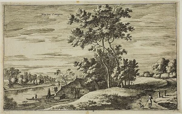 View Near Kampen, plate 4 from Views of Dutch Villages, c.1650. Creator: Roelant Roghman