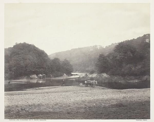 View of the Ribble, Yorkshire, c. 1860, printed c. 1870. Creator: Roger Fenton