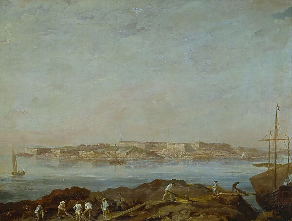 View of Sveaborg, early 1760s. Creator: Augustin Ehrensvard