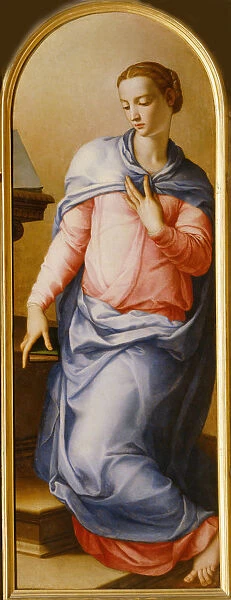 Virgin Annunciate, 1540-1545. Artist: Bronzino, Agnolo (1503-1572)