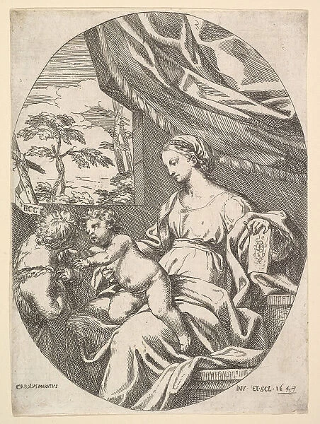 The Virgin and Child with the Young St. John the Baptist, 1647. Creator: Carlo Maratti