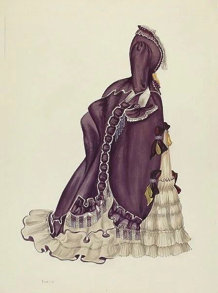 Visiting Dress, 1935 / 1942. Creator: Eleanor Ruelos