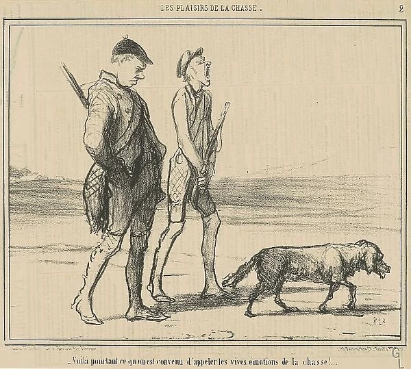 Voila pourtant ce qu'on est convenu d'appeler... 19th century. Creator: Honore Daumier