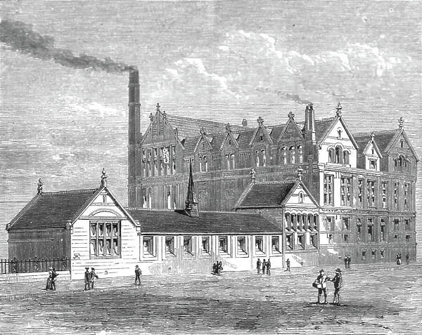 The Walker Engineering Laboratories at Liverpool; The View of the Laboratories from Brownlow Hill( Creator: Unknown)
