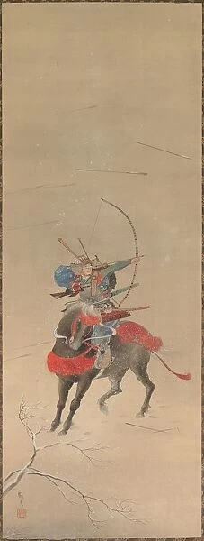 Warrior mounted on a Horse, 1700s-1800s. Creator: Unknown
