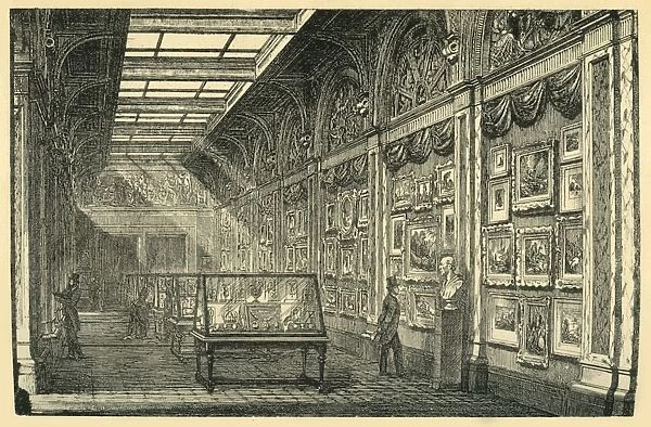 Water-Colour Gallery, 1860s, (1881). Creator: Unknown