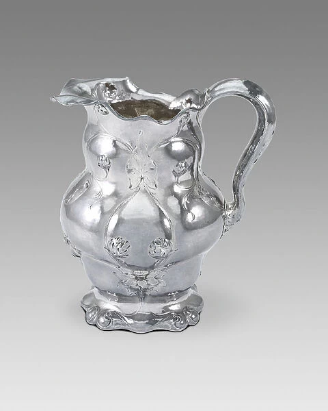 Water Pitcher (part of set with 1973. 769a-g), 1900. Creator: Gorham Manufacturing Company
