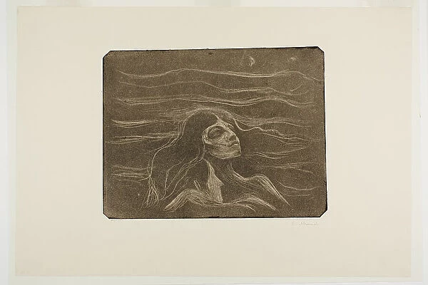 On the Waves of Love, 1896. Creator: Edvard Munch