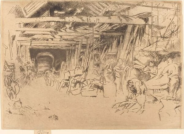 Wheelwright, 1879  /  1880. Creator: James Abbott McNeill Whistler